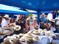 today we all bought straw hats and had our pictures taken with them Photo from Susan's Story, today we all bought straw hats and had our pictures taken with them.
