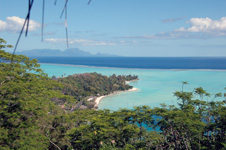 a scene from the top of the mountain at Bora-Bora Photo from Susan's Story, a scene from the top of the mountain at Bora-Bora