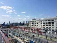 A sign for the city of Boston at the Black Falcon Cruise Terminal Photo from Susan's Story, A sign for the city of Boston at the Black Falcon Cruise Terminal