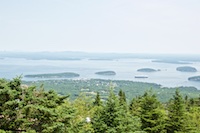 A view from Cadillac Mountain in the Acadia National Forest Photo from Susan's Story, A view from Cadillac Mountain in the Acadia National Forest