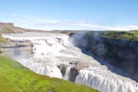 Gullfoss waterfall near Reykjavik is the number one tourist destination in Iceland Photo from Susan's Story, Gullfoss waterfall near Reykjavik is the number one tourist destination in Iceland