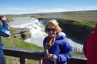 Me at Gullfoss. Susan's Story, photo: Me at Gullfoss