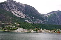 Eidfjord, Norway from the fjord Susan's Story, Eidfjord, Norway from the fjord