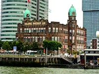 The old Holland America home office in Rotterdam near the cruise terminal. Susan's Story, The old Holland America home office in Rotterdam near the cruise terminal.