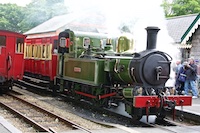One of the beautiful steam trains on the Isle of Man Photo from Susan's Story, One of the beautiful steam trains on the Isle of Man
