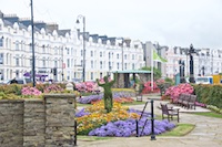 The view of the waterfront street in Douglas, Isle of Man. Susan's Story, The view of the waterfront street in Douglas, Isle of Man.