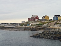The view of the waterfront next to the small pier in Nanortalik, Greenland Susan's Story, The view of the waterfront next to the small pier in Nanortalik, Greenland