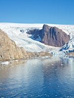 A glacier in Prince Christian Sound at the southern tip of Greenland Susan's Story, A glacier in Prince Christian Sound at the southern tip of Greenland