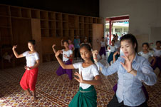 Apsara school Photo from Susan's Story, picture from our visit to the Apsara school in Siem Reap