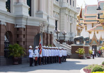 the Royal guard Susan's Story, the Royal guard at the grand Palace in Bangkok Thailand