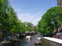the waterways in Amsterdam Photo from Susan's Story, a picture of the waterways in Amsterdam